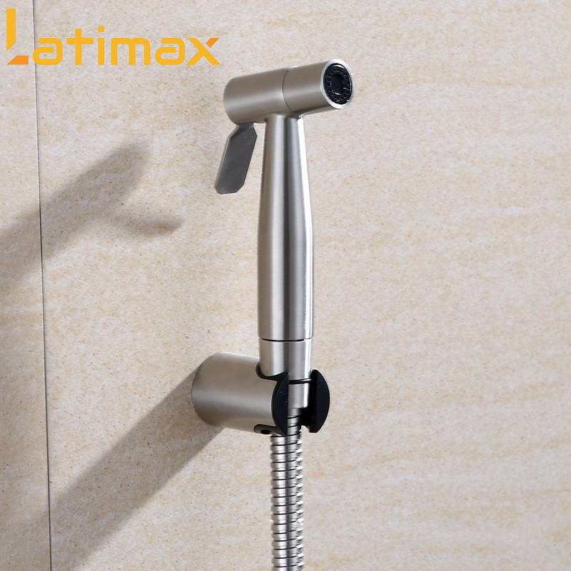 Bộ vòi xịt vệ sinh Inox 304, Vòi xịt bồn cầu, toilet, nhà tắm Cao Cấp Latimax VXT1 Sang trọng và Bền đẹp