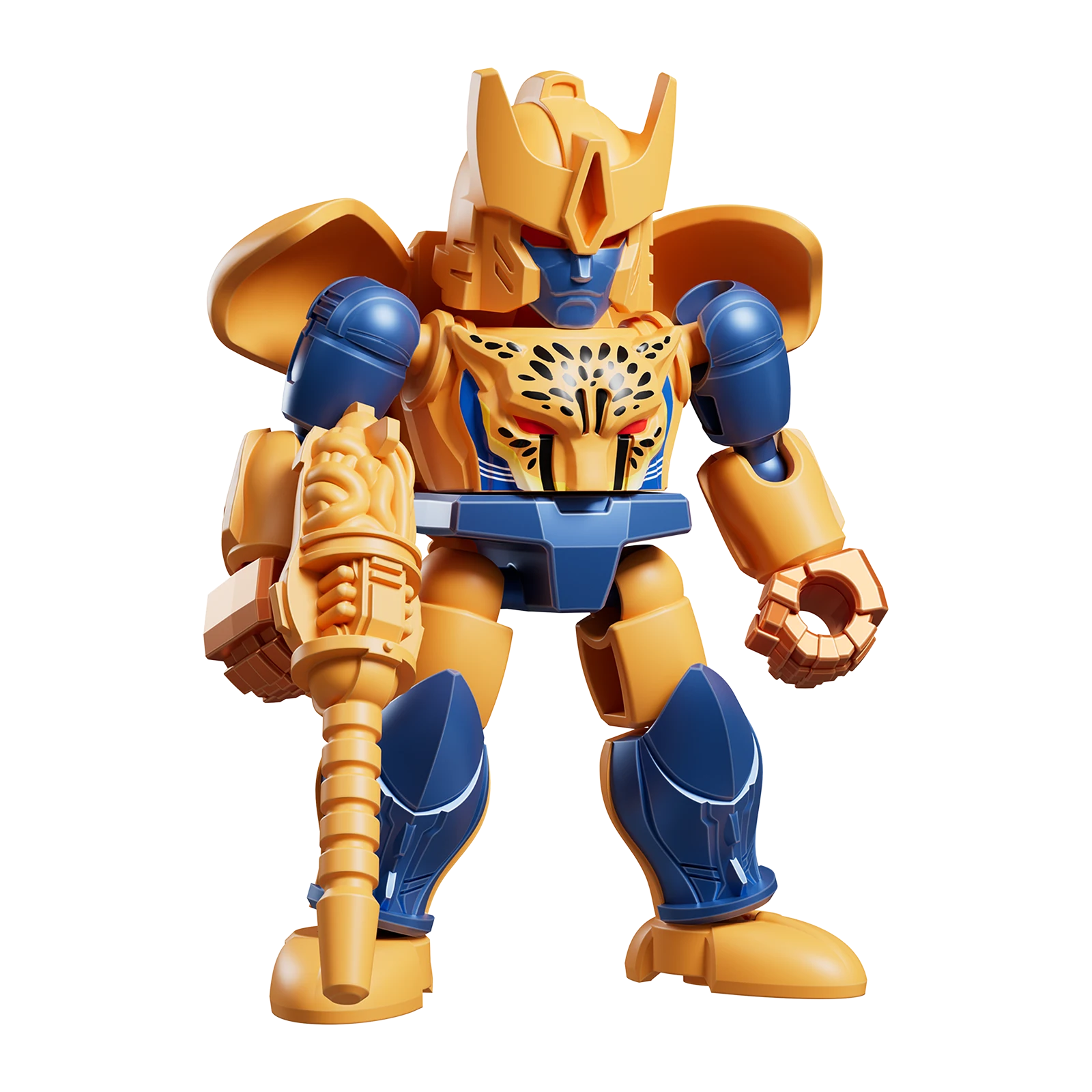 Đồ Chơi Blindbox Lắp Ráp Mô Hình Transformers - Defender Version 06 - Brutal Fang - Blokees ET56