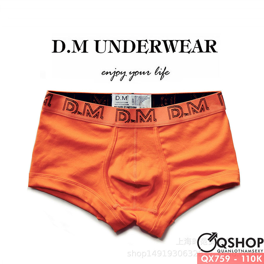 Quần lót boxer nam thun cotton đơn giản QSHOP QX759
