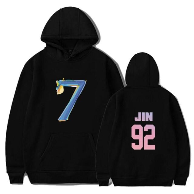 Áo Hoodie BTS Map 7 các thành viên