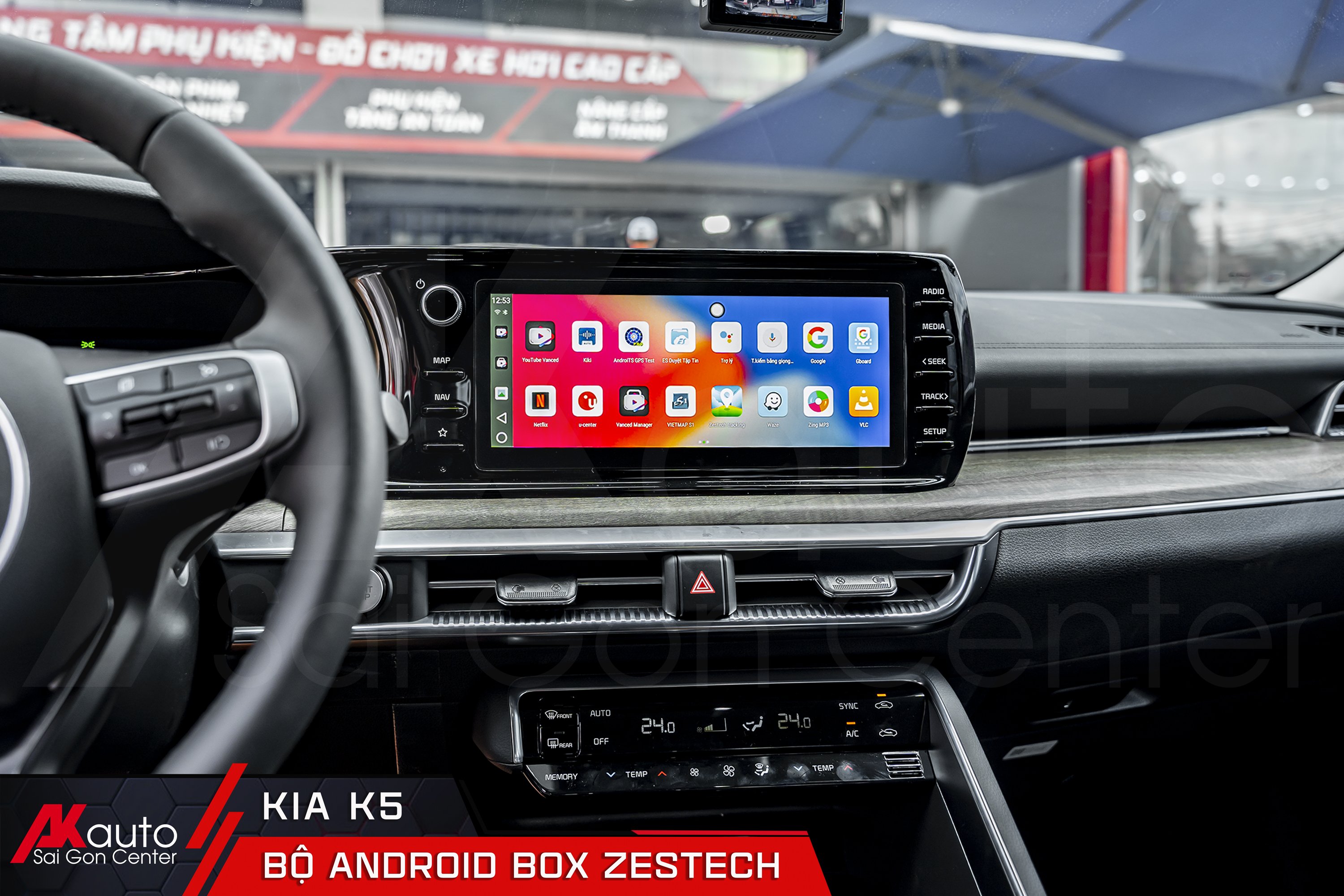 Hộp Box Ô Tô Zestech DX265 - Biến Màn Hình Xe Thành Màn Hình Android
