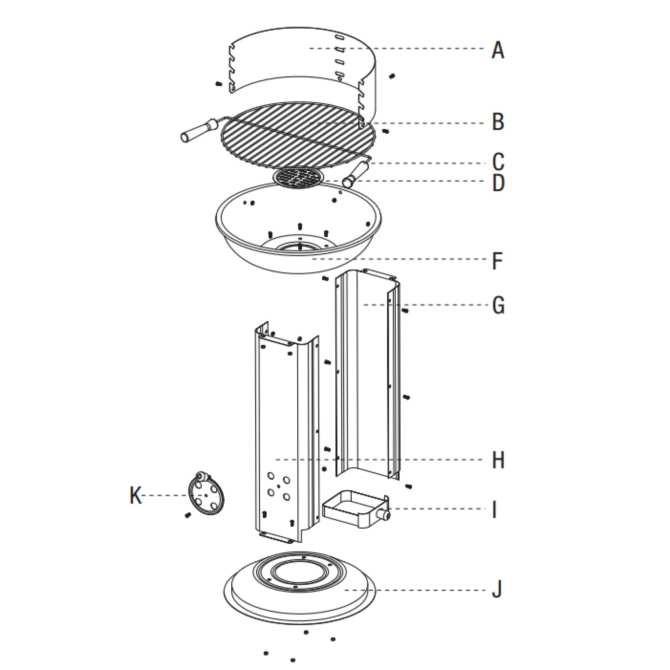 Bếp nướng than hoa ngoài trời CK242