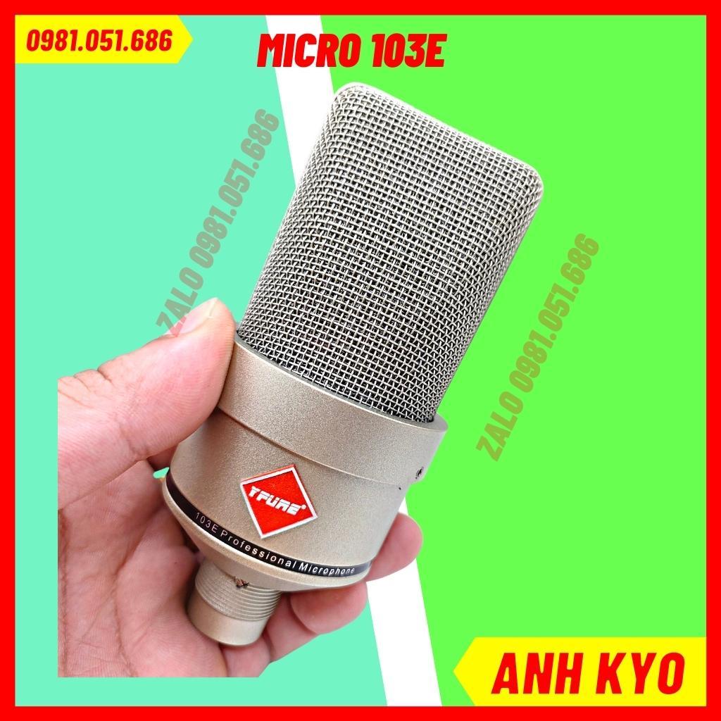 Bộ Mic Thu Âm 103E Cao Cấp &amp; Sound Card H9 Bluetooth Âm Thanh Cực Hay, Dễ Dàng Sử Dụng Cam Kết Bảo Hành