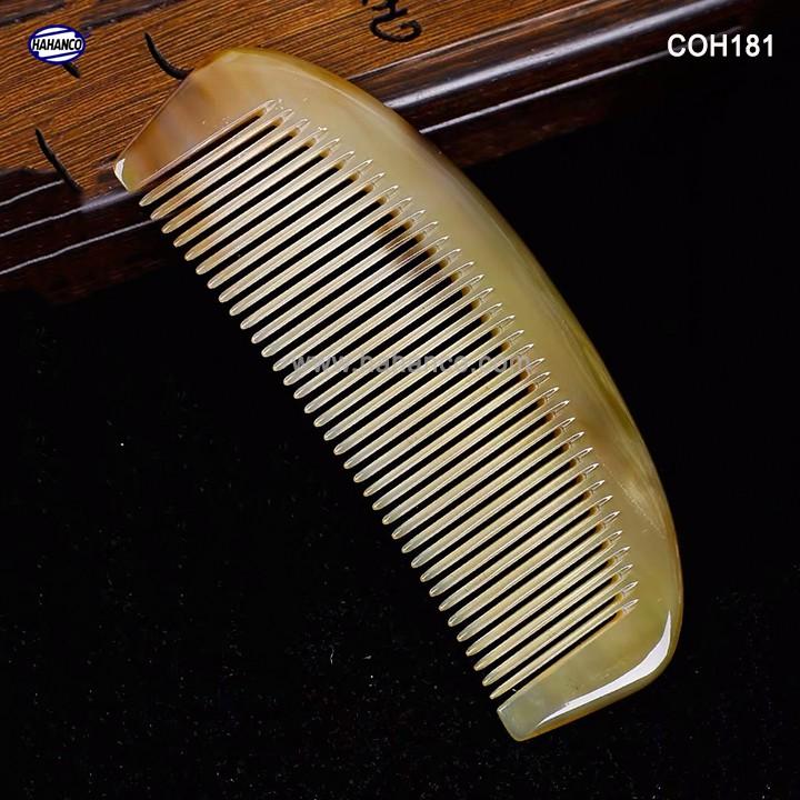 Lược sừng múi bưởi xuất Nhật (Size: S - 11cm) COH181 - Phụ kiện bỏ túi tiện dụng - Chăm sóc tóc