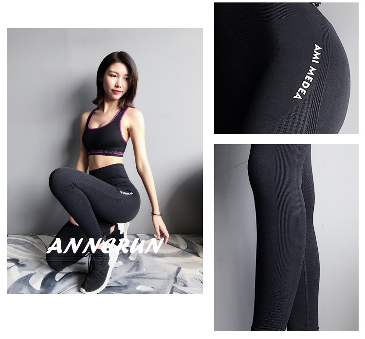 Quần legging nữ CLEACCO  tập gym, quần yoga chất vải Dệt thoáng mát , co giãn 4 chiều