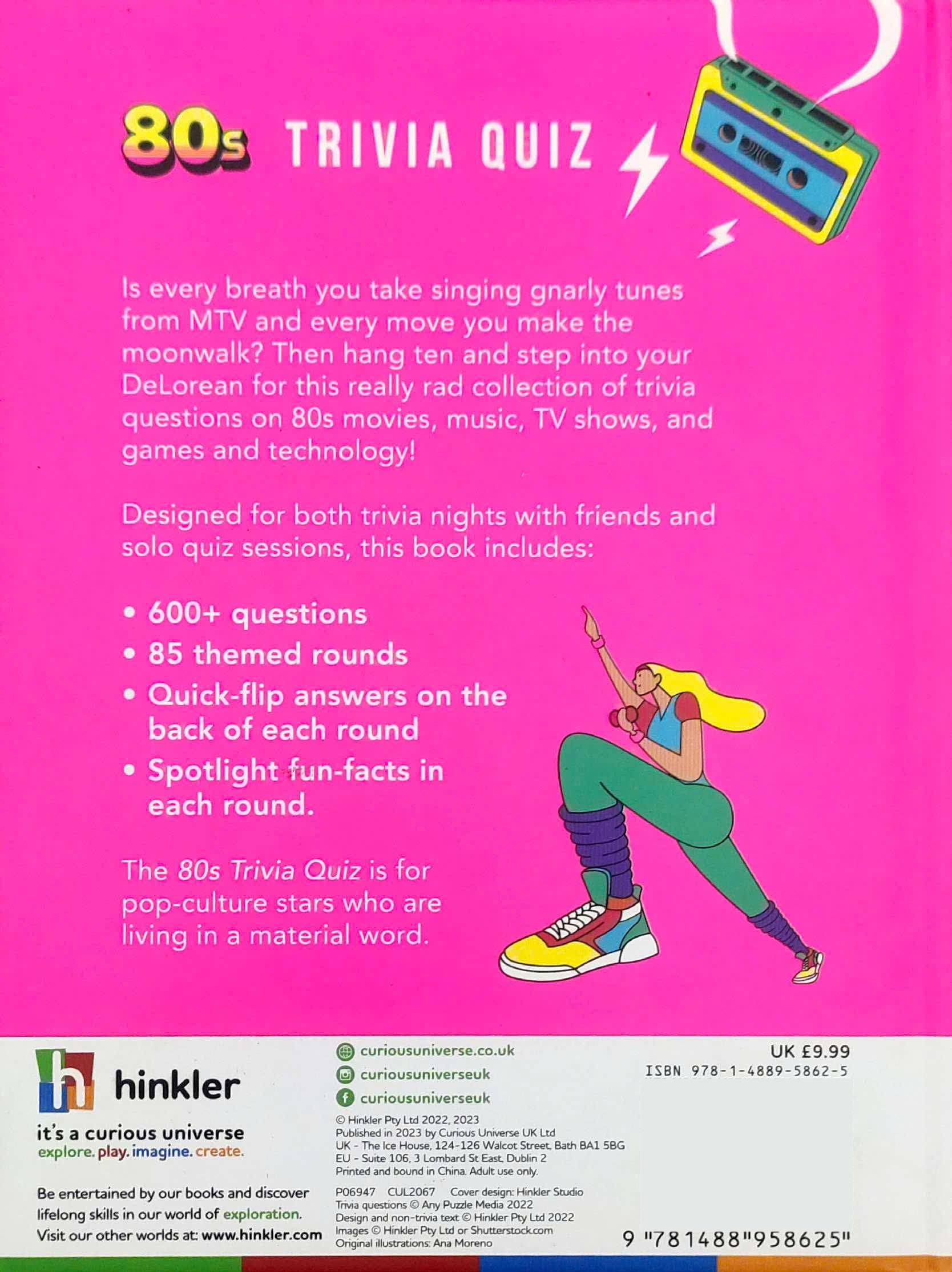 Sách ngoại văn: 80's Trivia Quiz