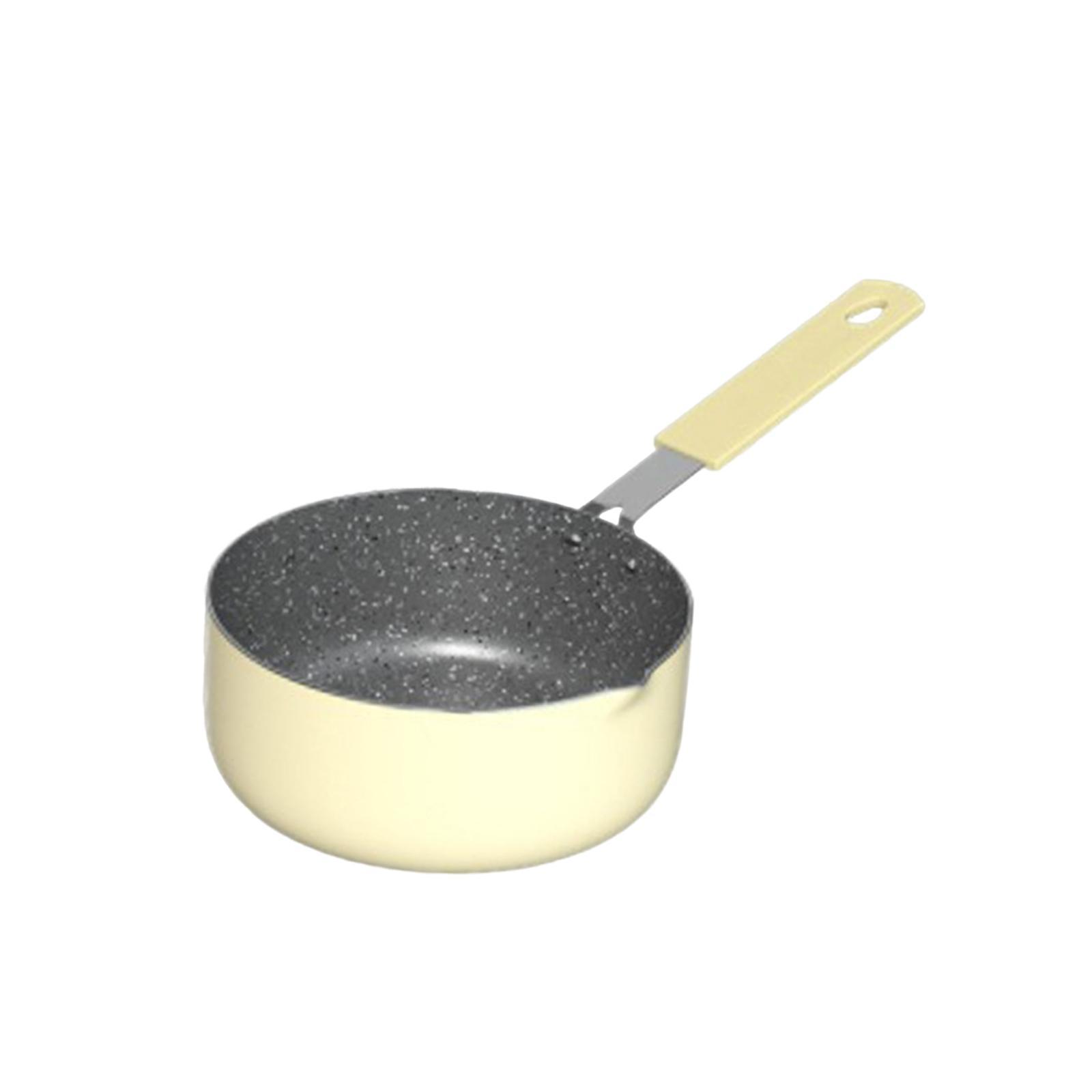 Small Milk Pot Portable Saucepan Pan Small Cookware for Restaurant Bar Hotel