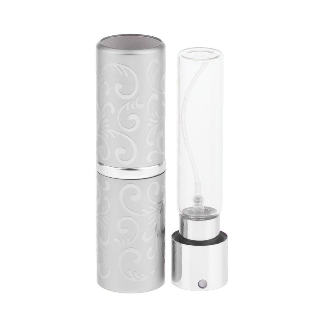 2 Pieces Portable Refillable Perfume Atomizer Travel Empty Spray Bottle 15ml