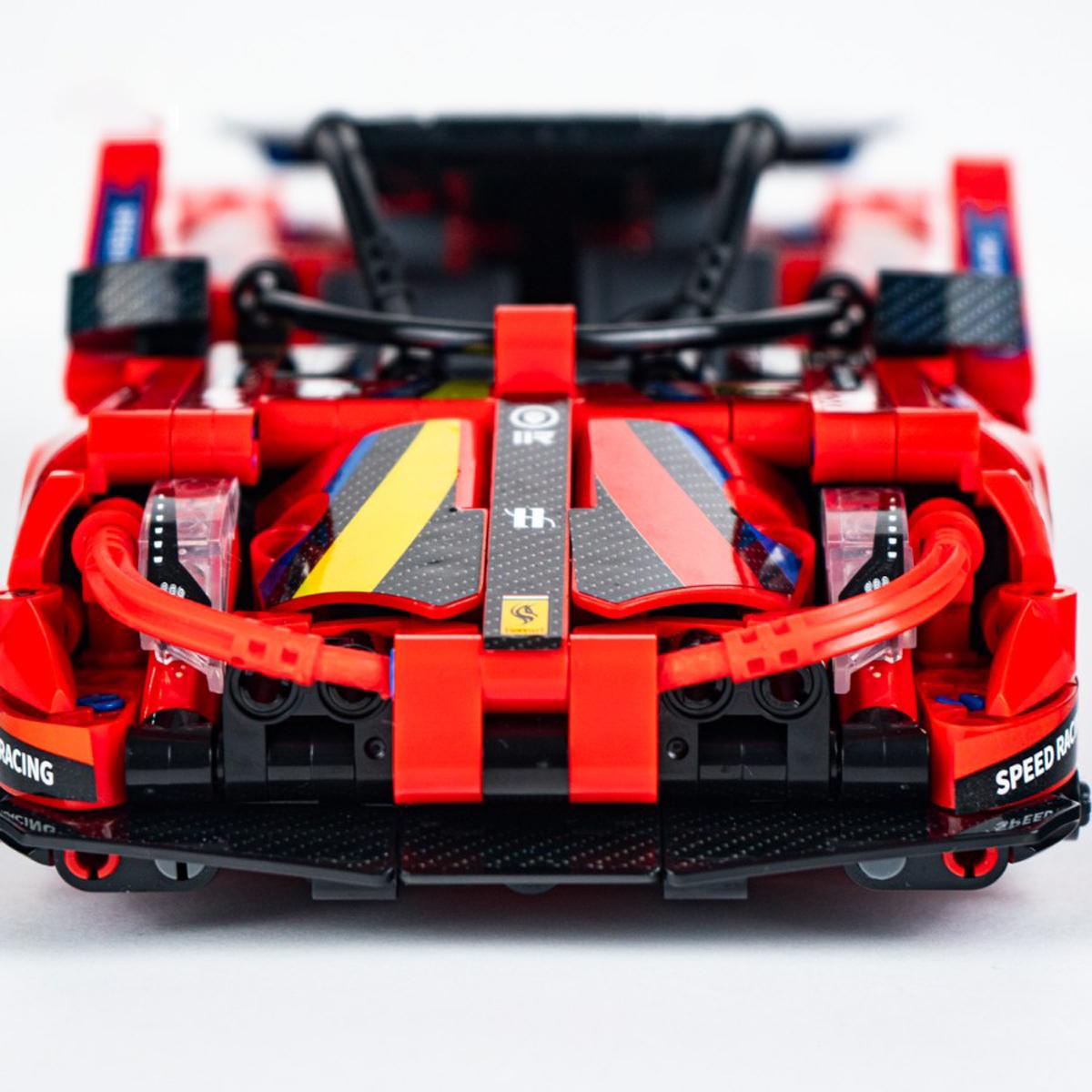 Đồ Chơi Lắp Ráp Xe Đua Chạy Đà Siêu Tốc Độ - Super Speed Pullback Racing Car - Toys&amp;Joys 3307 (513 Mảnh Ghép)