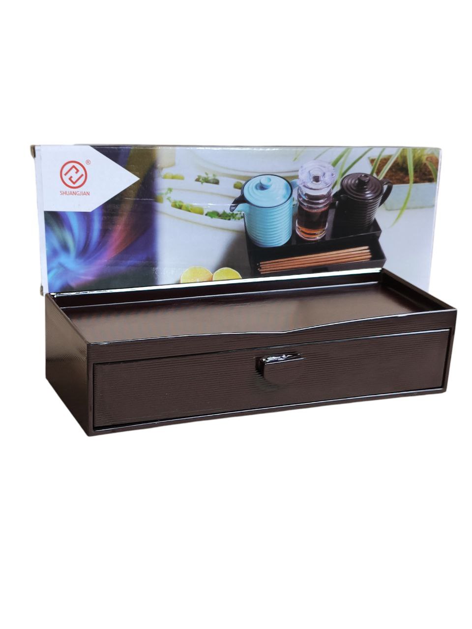 HỘP ĐỰNG ĐŨA LUXURY 2 IN 1 CÓ NGĂN KÉO – THIẾT KẾ SANG TRỌNG &amp; TIỆN LỢI