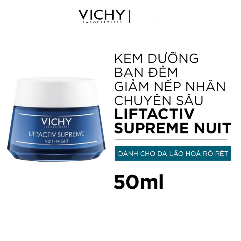 Kem Dưỡng Giúp Chống Nhăn Và Làm Săn Chắc Da Ban Đêm Vichy LiftActiv Night Cream 50ml