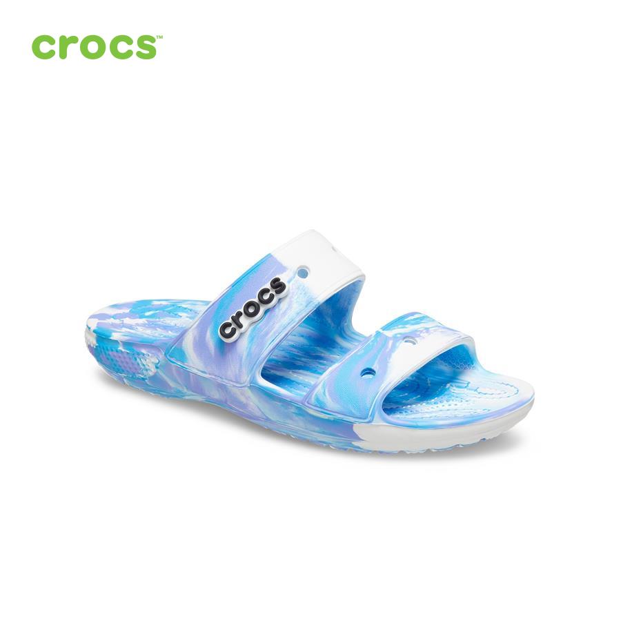 Giày sandal unisex Crocs FW Classic Sandal U Marbled White/Oxygen - 207701-1FK