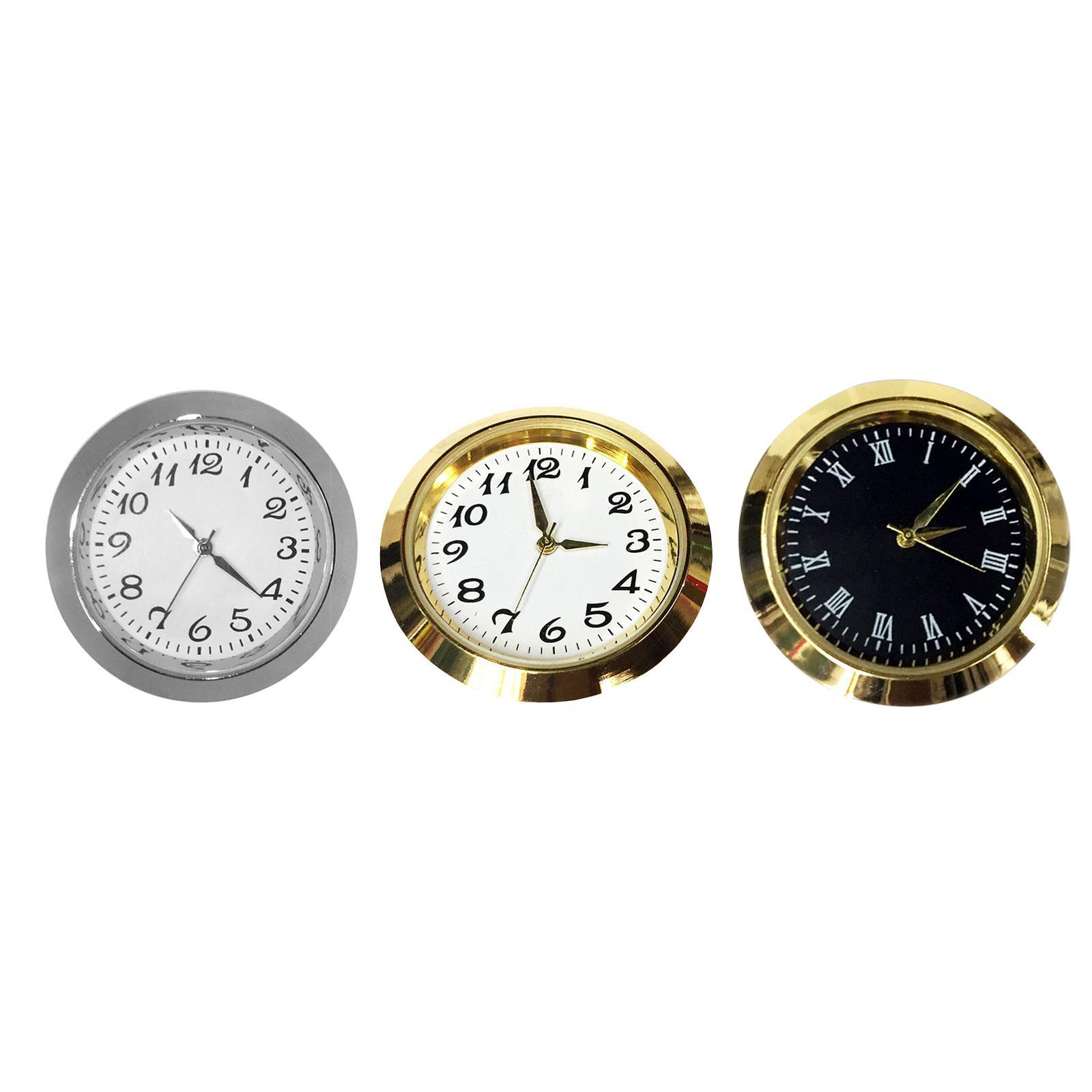 3 Pack Clock Insert With Numerals Easy to Read Clock Movement Repair DIY