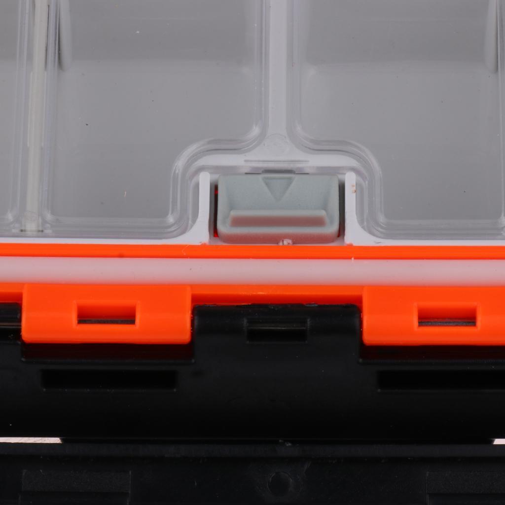 Plastic 16/30 Compartments Fishing Tackle Box Bait Case for Terminal Tackle Hooks Carp Weights Swivels