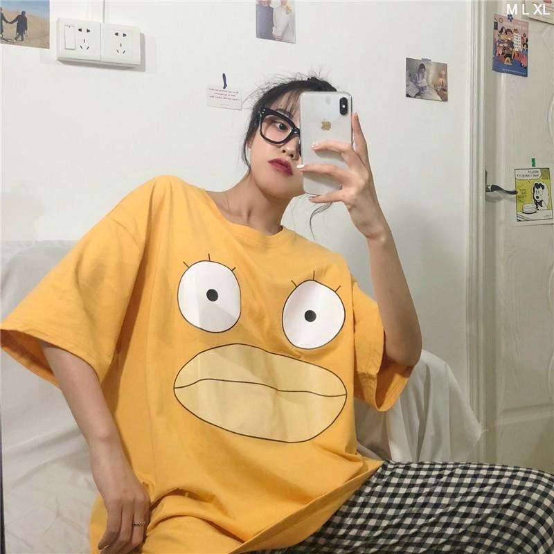 Áo Thun Tay Lỡ Form Rộng MẮT MÔI VỊT Unisex