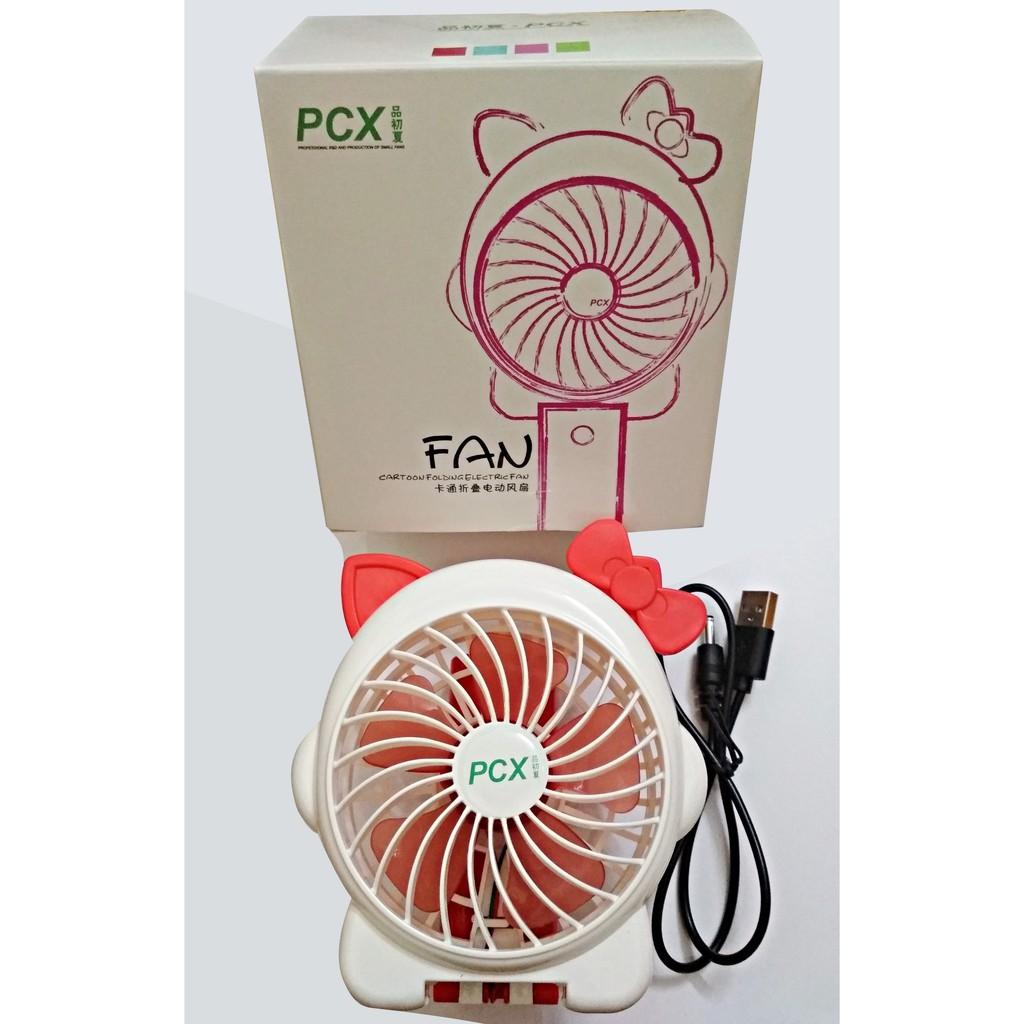 Quạt cầm tay mini tích điện sử dụng từ 2-4 tiếng mã PCX