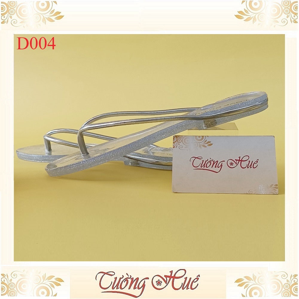 Dép Kẹp Trong Kim Tuyến Đế Bệt - D004