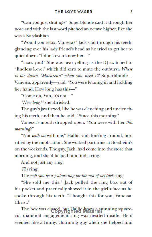 The Love Wager: Author Of Mr Wrong Number