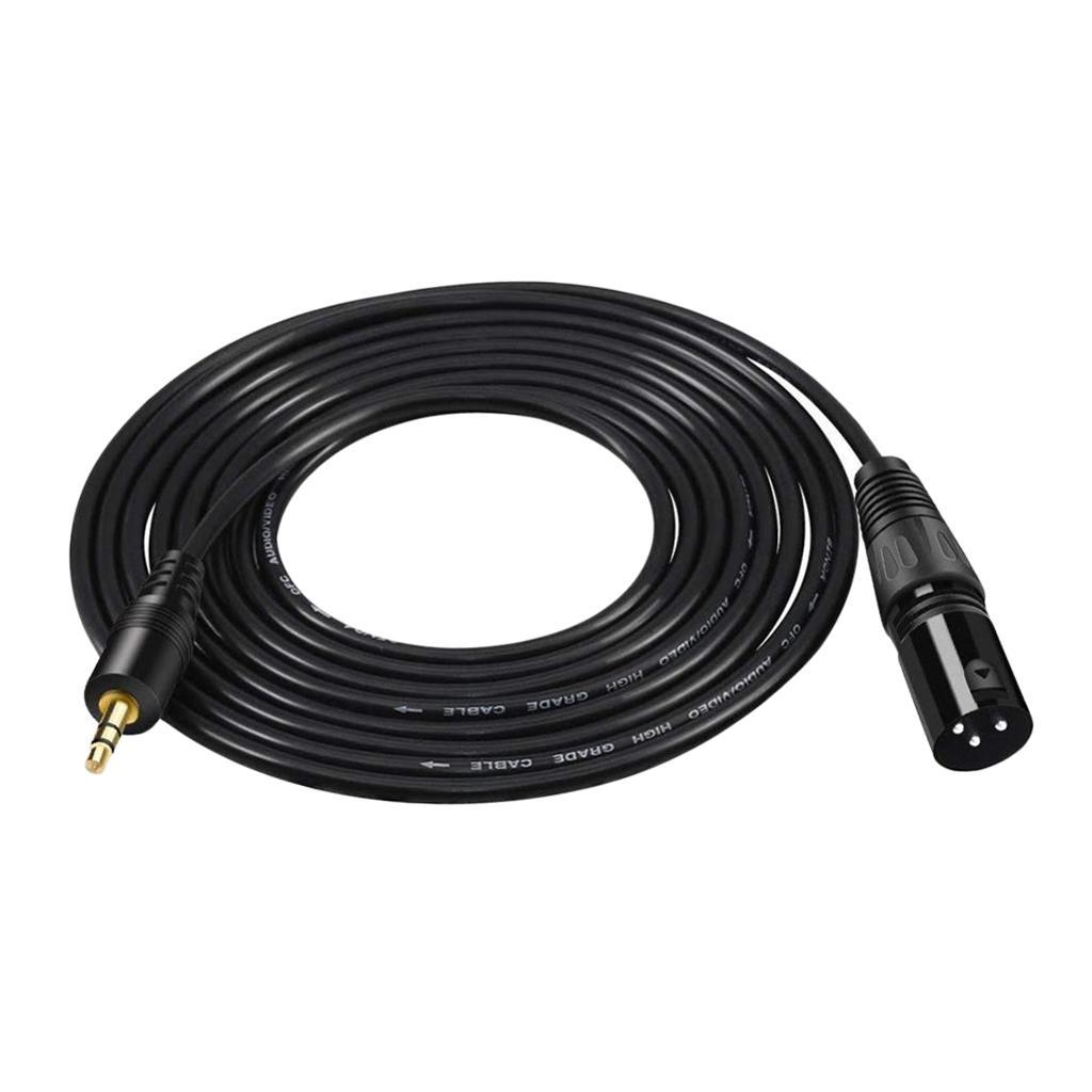 Audio 3.5mm Male to XLR Stereo Cable Headphone Jack Audio Adapter Cable