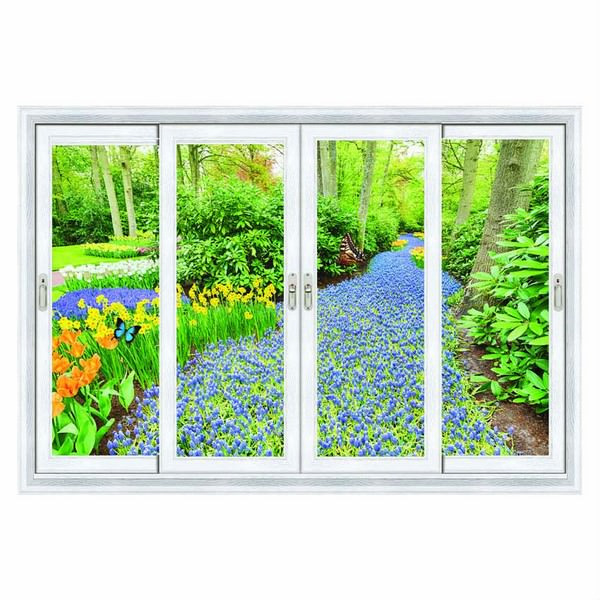 Tranh cửa sổ 3d phong cảnh