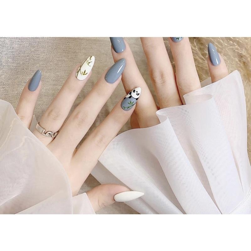 ống tay áo chụp mẫu nail
