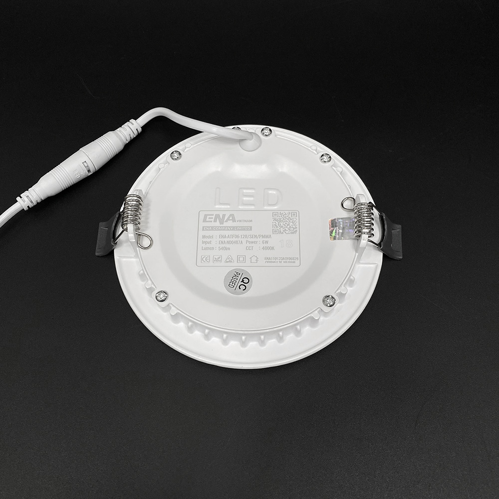 Đèn âm trần dimmer 9w 12w 18w 24w ENA AF điều chỉnh độ sáng ánh sáng Trắng Vàng Trung tính