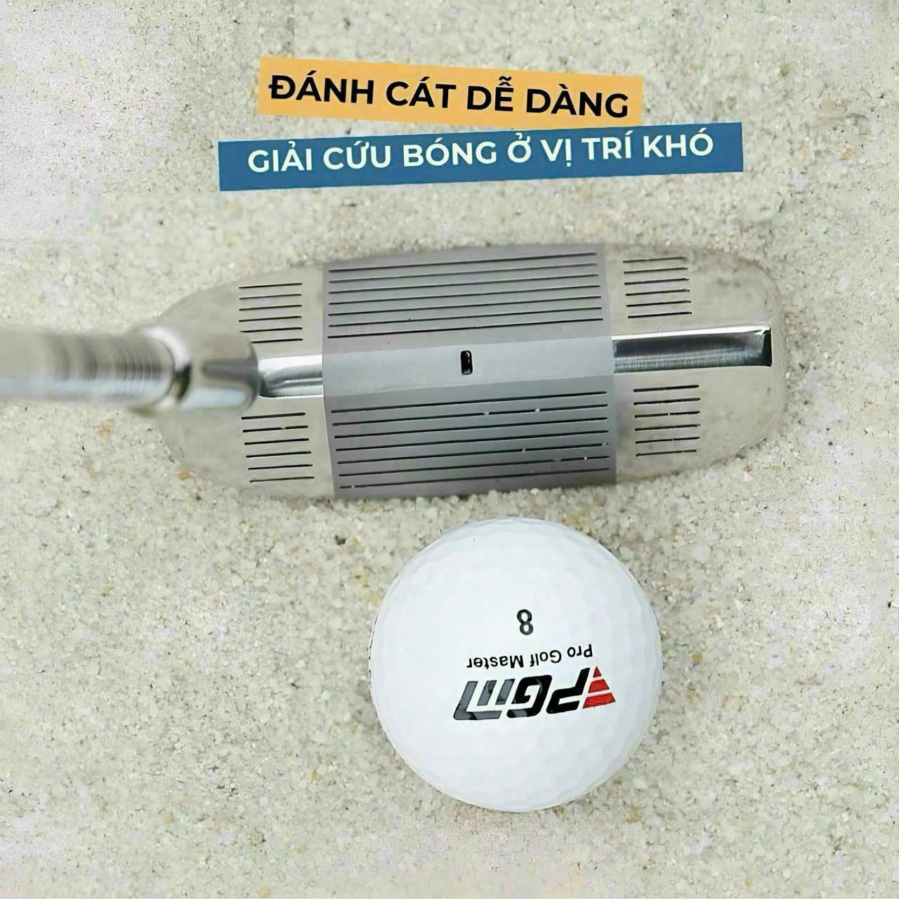 Gậy đánh golf Chip PGM hai mặt cán thép chắc chắn chống trơn trượt dành cho cả 2 tay