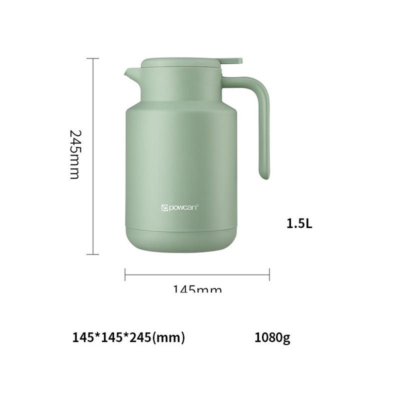 Bình giữ nhiệt 1500ml và 2000ml, phích giữ nhiệt 24h Powcan