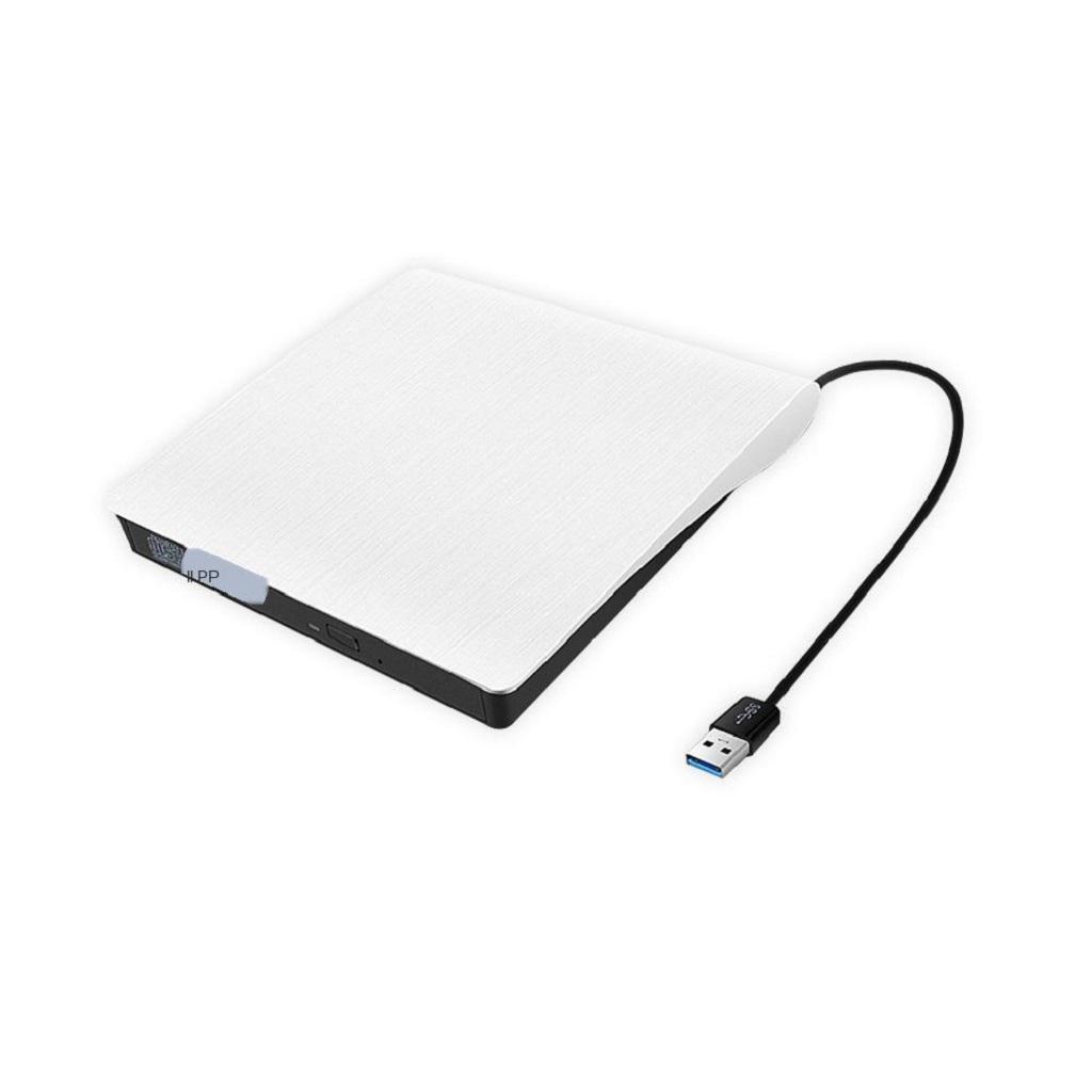 Slim External Drive RW USB 3.0 Writer Drive Burner Player PC Laptop Black