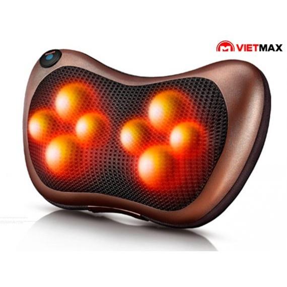 Gối Massage Hồng Ngoại 8 Bi Magic,Gối thư giã 8 bi xoay 360 độ