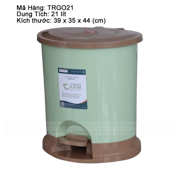 Thùng rác chân đạp Oval Nhí/ Nhỏ / Trung /Đại