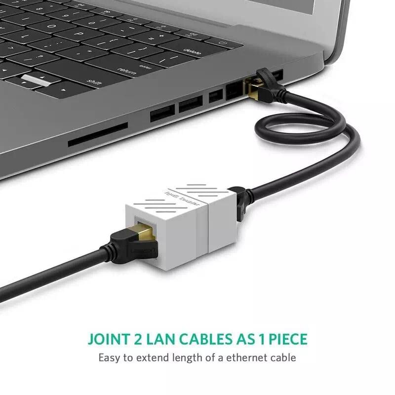 Ugreen UG20311NW114TK Màu Trắng Đầu nối dài dây mạng CAT6 cao cấp - HÀNG CHÍNH HÃNG
