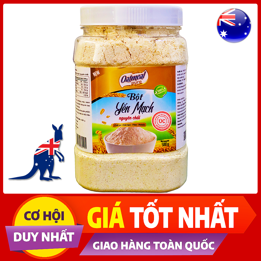 Bột yến mạch úc nguyên chất Oatmeal Pure