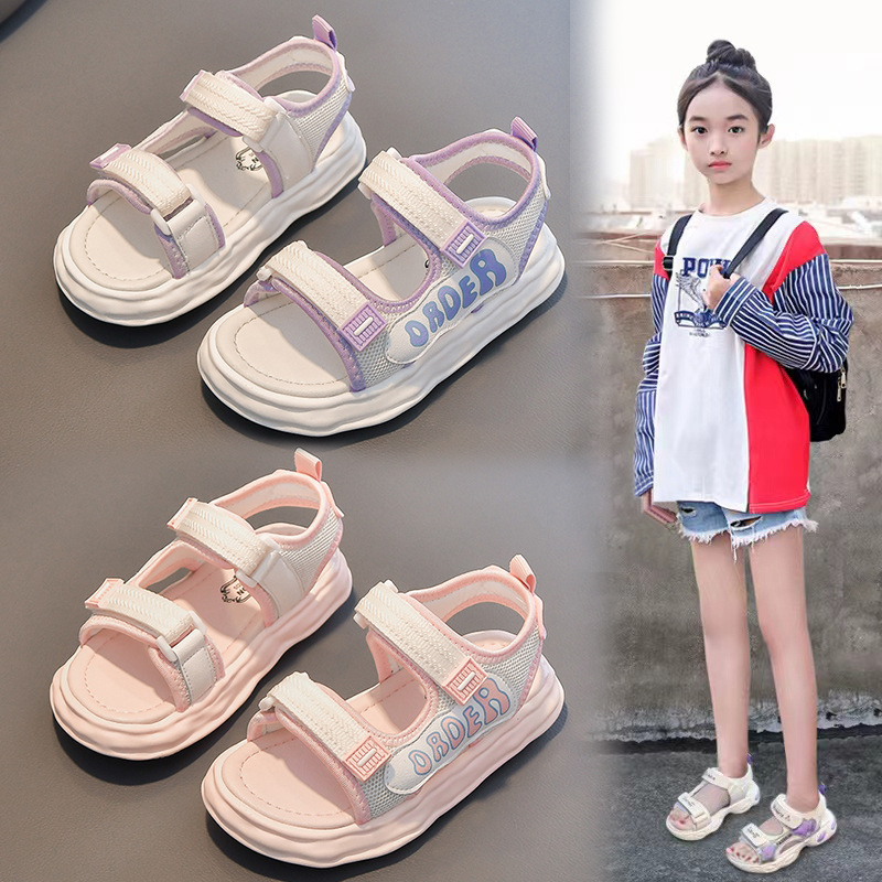 Giày Sandal quai hậu cho bé gái, thể thao siêu nhẹ, êm nhẹ chống trơn  – GSD9010