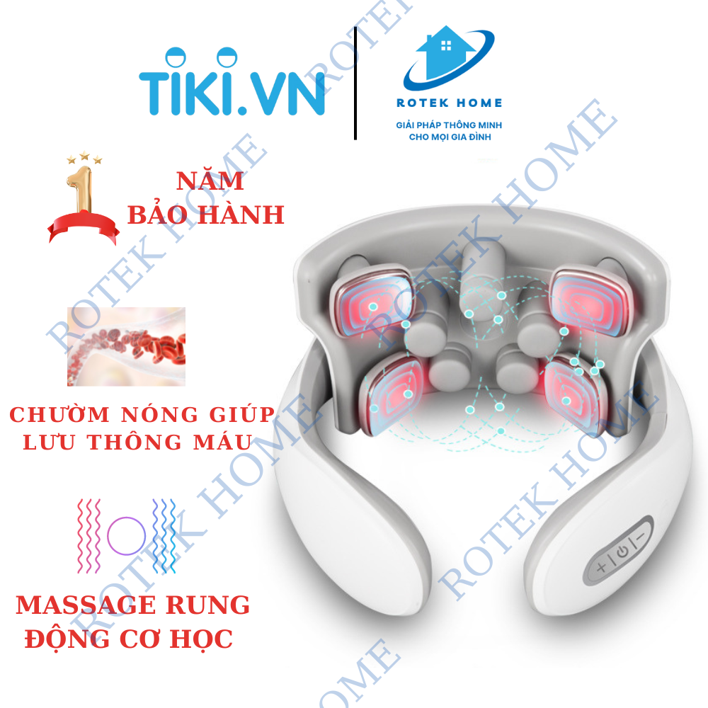 Máy Massage Cổ Vai Gáy, Mát Xa Rung Động Cơ Học Đấm Bóp Trị Liệu Nhức Mỏi JT88