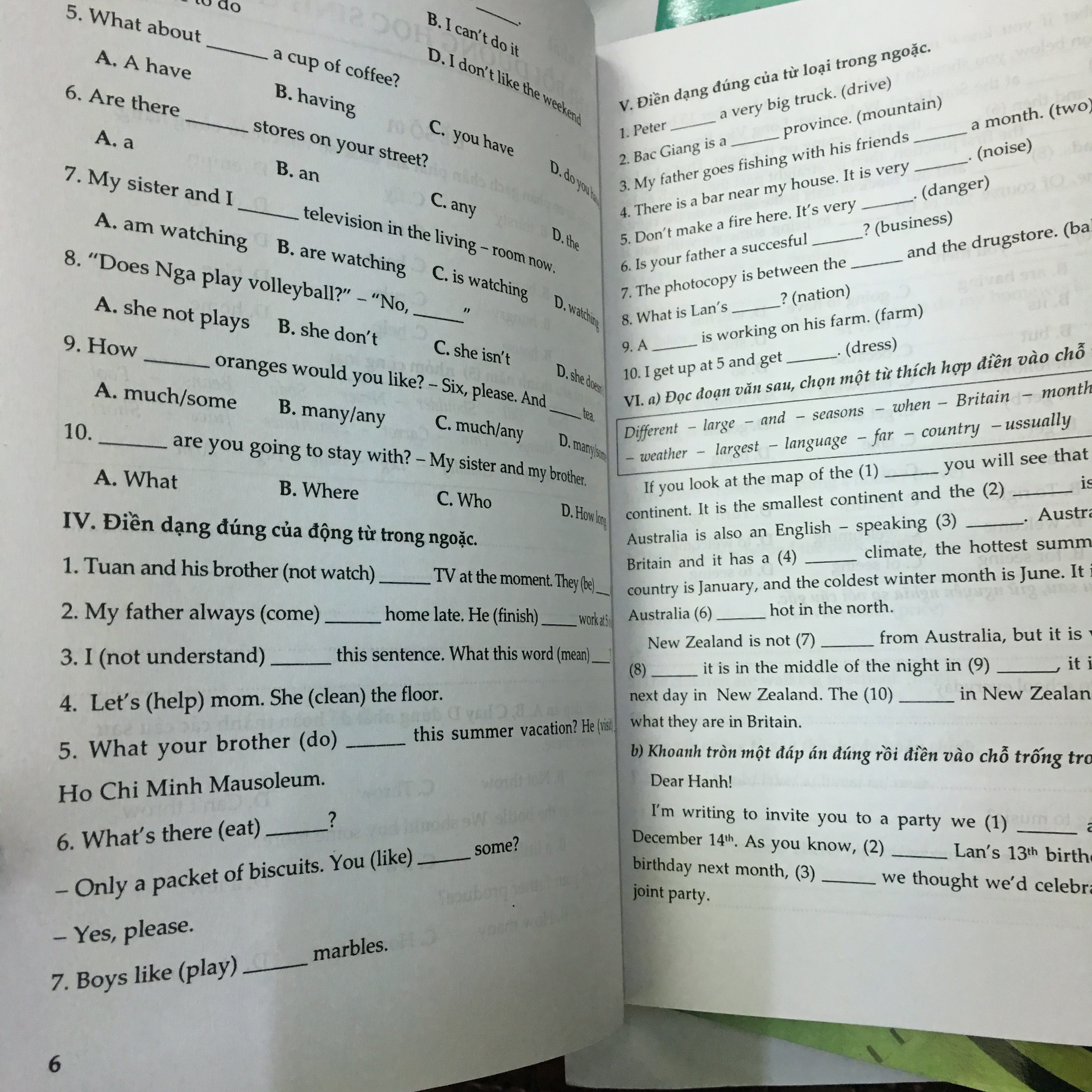 Tuyển chọn đề thi bồi dưỡng học sinh giỏi Tiếng anh lớp 6,7,8