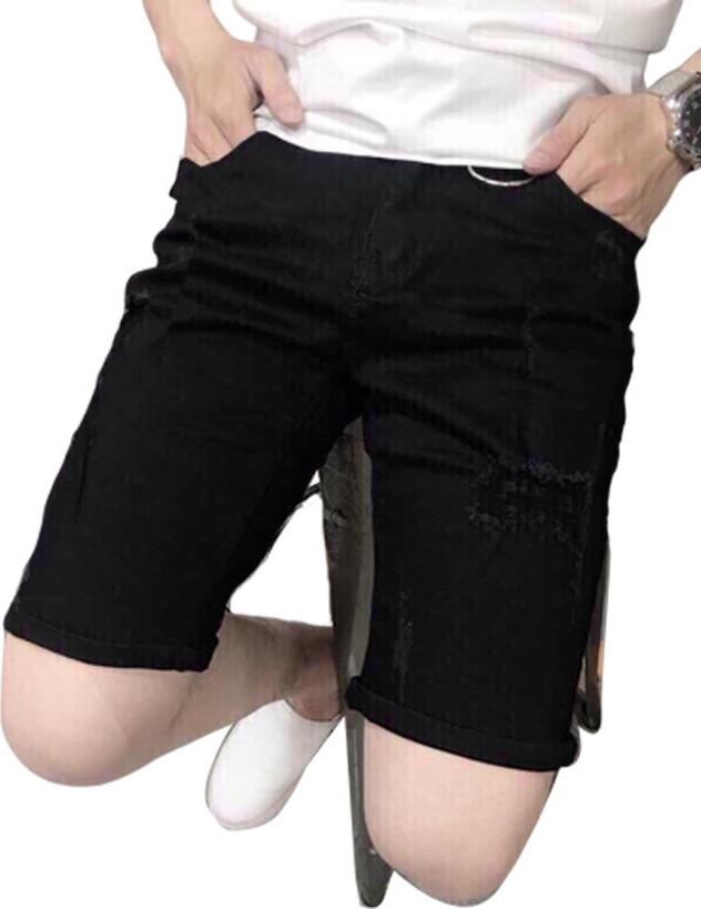 QUẦN SHORT JEAN NAM WASH RÁCH CAO CẤP