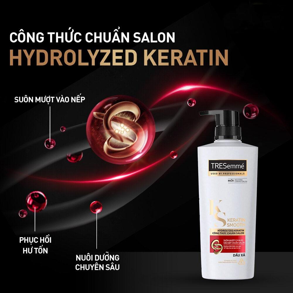 Dầu Xả Tresemmé Keratin Smooth 480g(497ml)