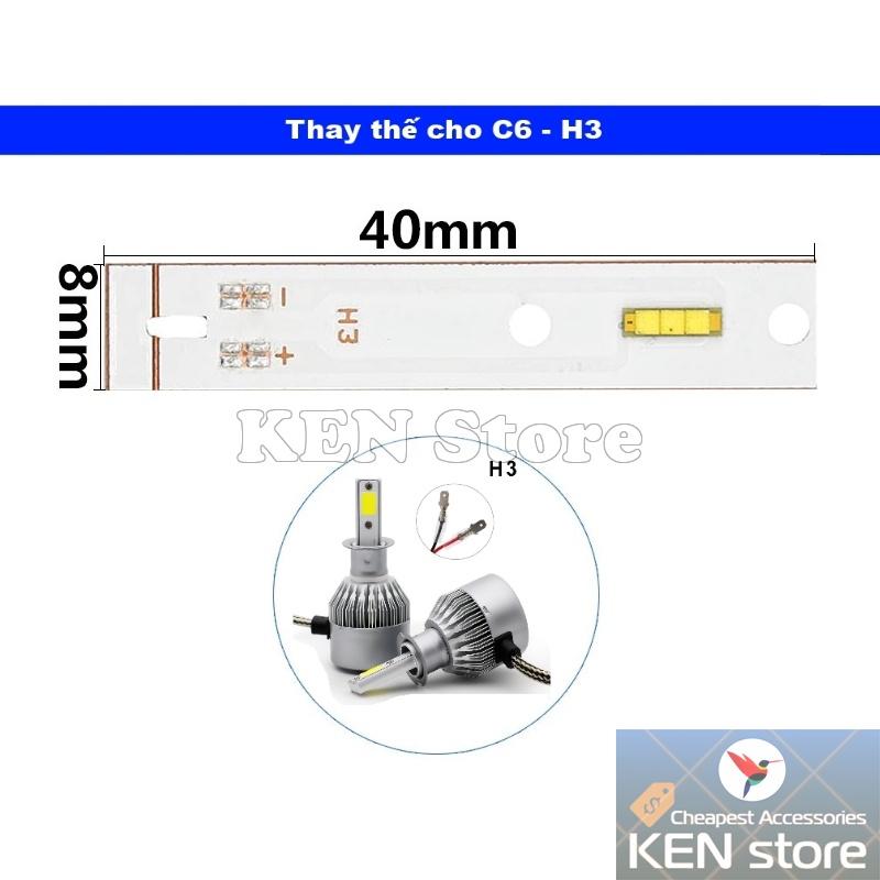 Chip led, nhân led ZES thay thế cho bóng đèn led pha C6-H1 H4 H7 H11 HB3 HB4