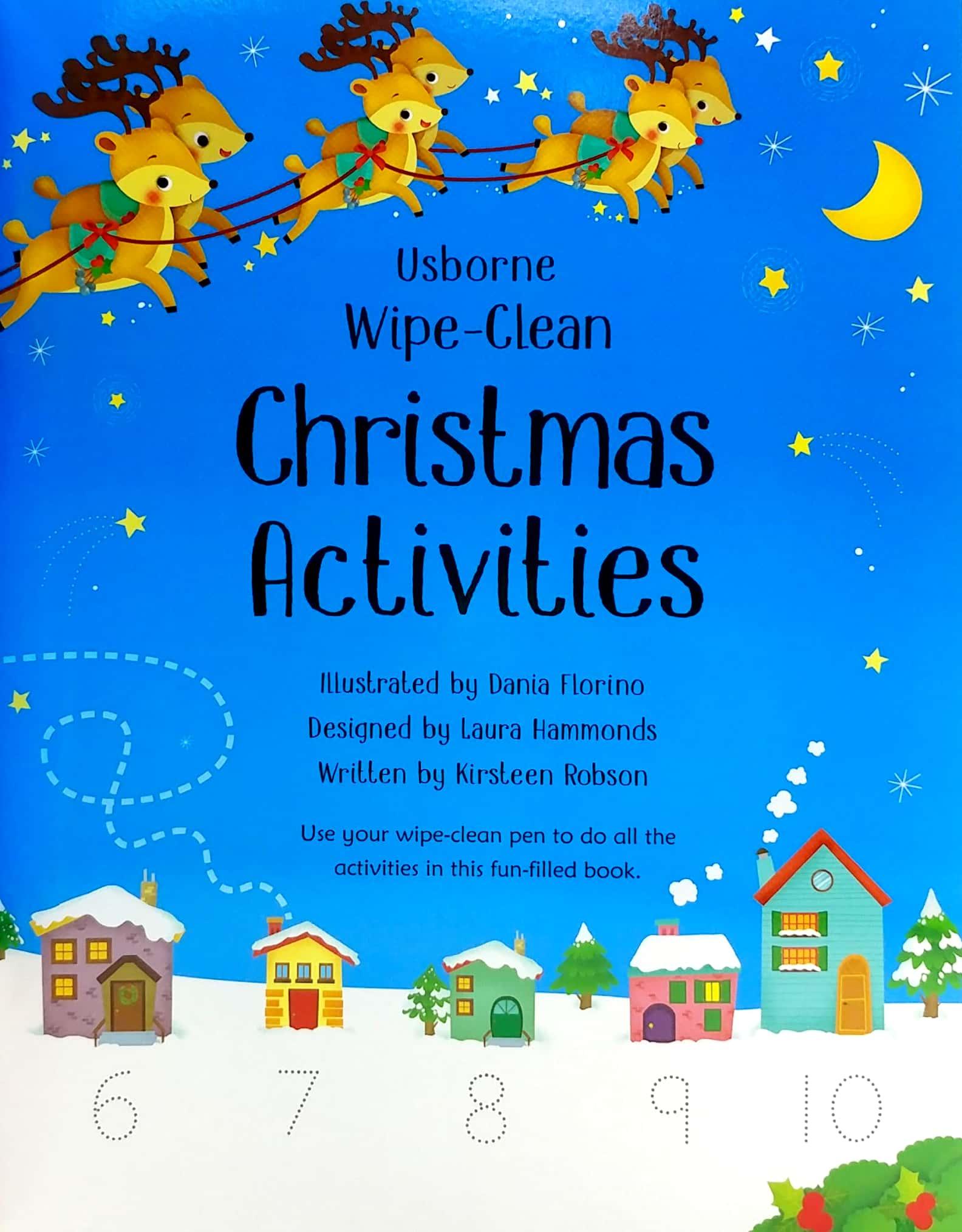 Wipe-Clean Christmas Activities