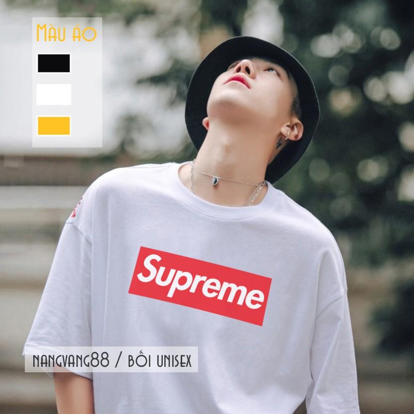 Áo Thun Tay Lỡ Unisex Sup.re.me Siêu Đẹp