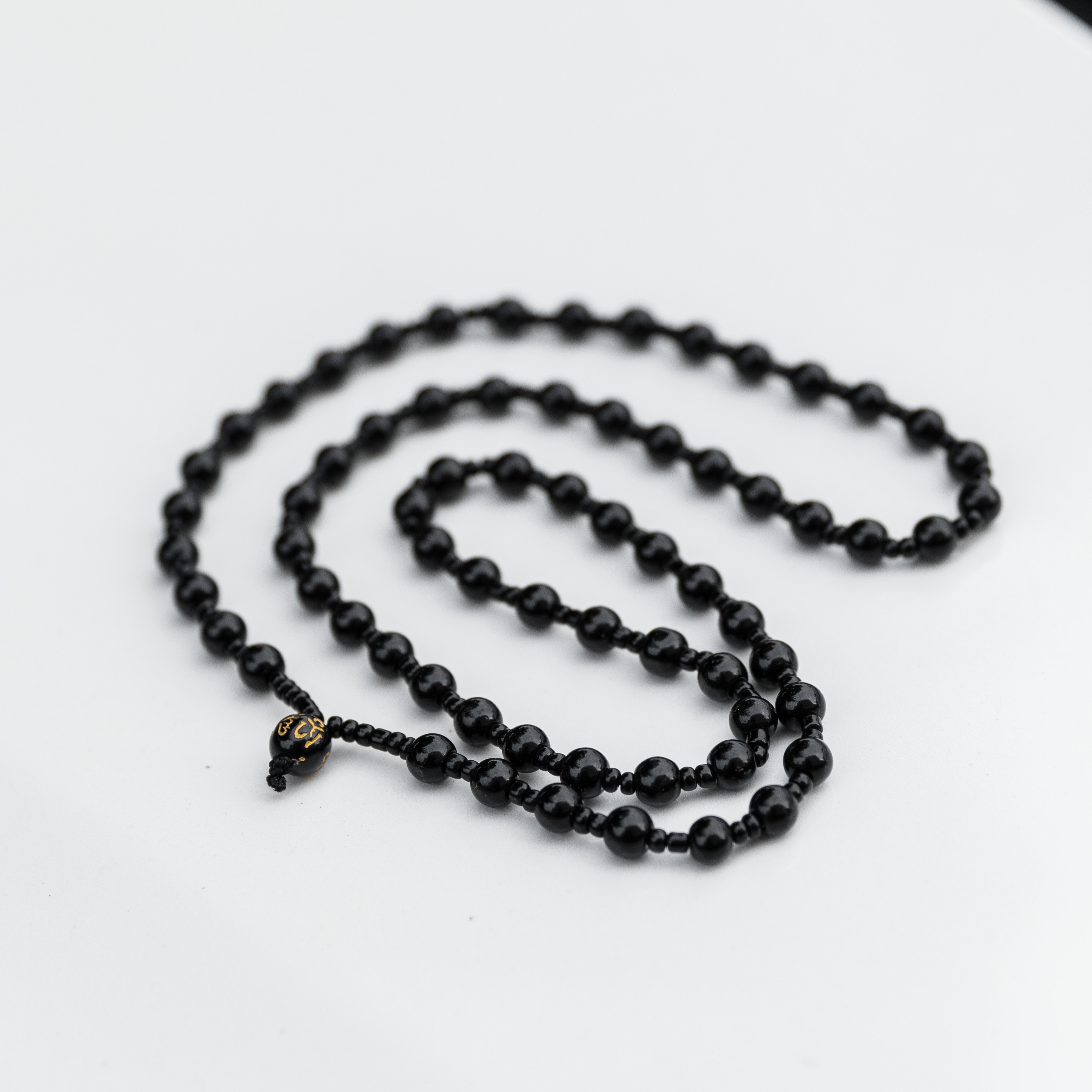 Vòng chuỗi hạt đeo tay phong thủy đá Obsidian phát lộc phát tài dành cho nam nữ - VT0009