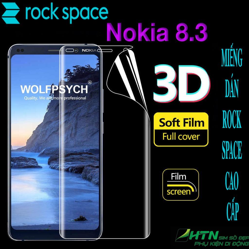 Miếng dán PPF cao cấp rock space cho Nokia 8.3 Hydrogel ( trong suốt )/ Matte ( nhám chống vân tay ) dán màn hình/ mặt sau lưng điện thoại tự phục hồi vết xước nhỏ chống ánh sáng xanh - Hàng chính hãng