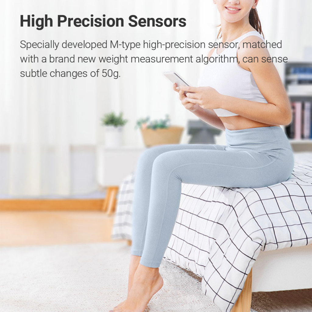 Cân Điện Tử Thông Minh xiaomi youpin wolonow Phiên Bản Thanh Niên Có Thể Sạc Lại Độ Chính Xác Cao Giúp Giảm Cân Hàng nhập khẩu