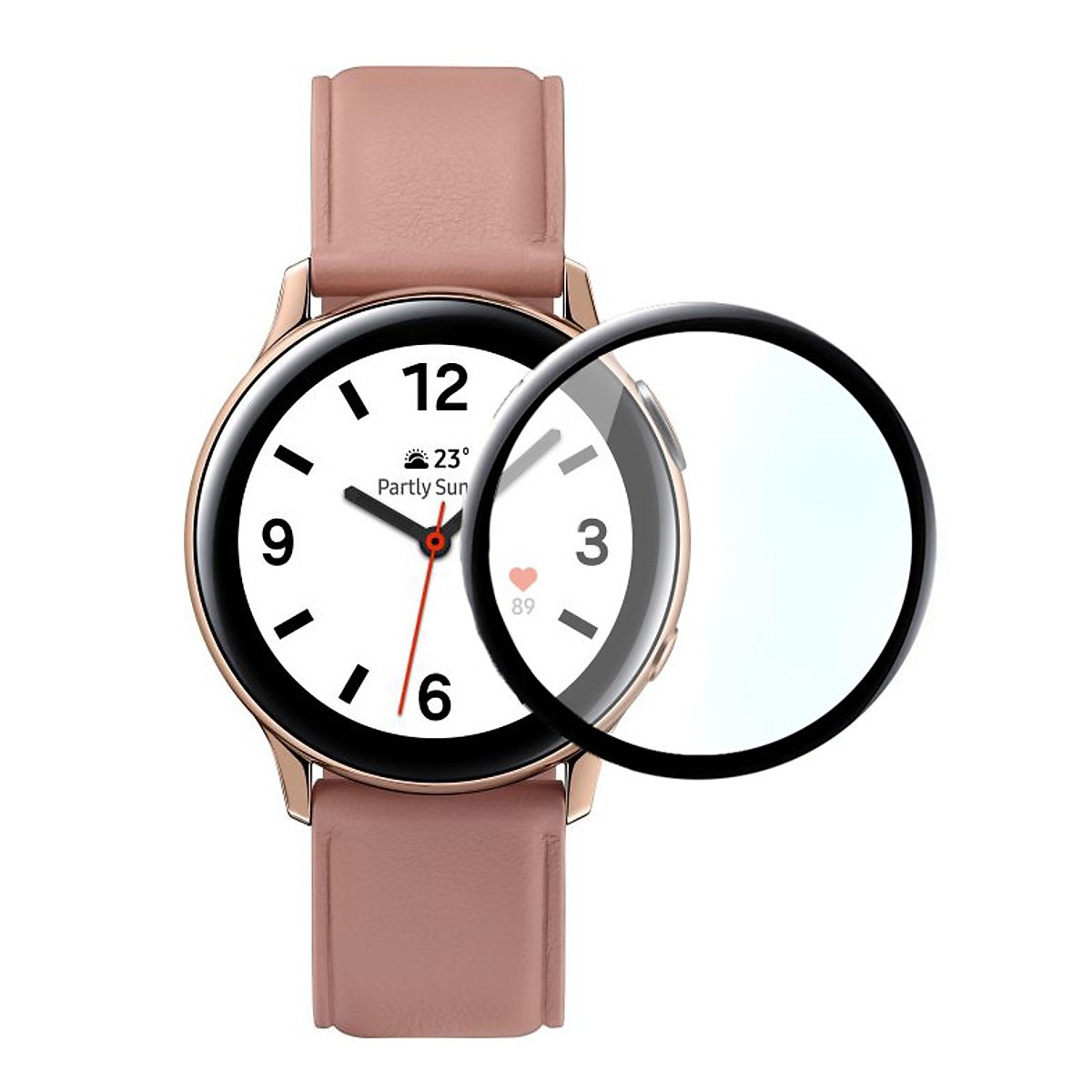 Miếng Dán Dẻo GOR cho Galaxy Watch Active 2 (44mm) (Bộ 2 Miếng)_ Hàng nhập khẩu