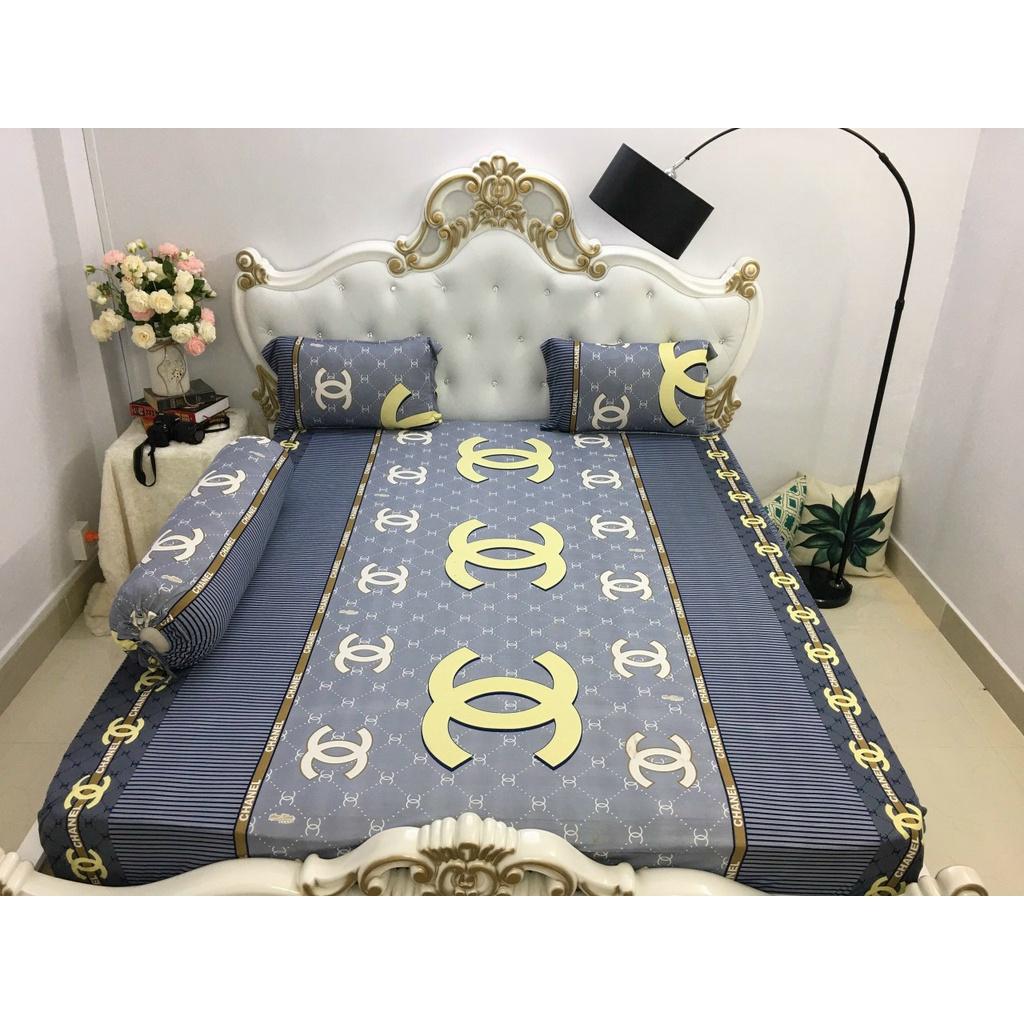 Bộ Drap Thun Hàn Quốc Mát Lạnh Cực Hot {4 MÓN} ko xù , ko ra màu