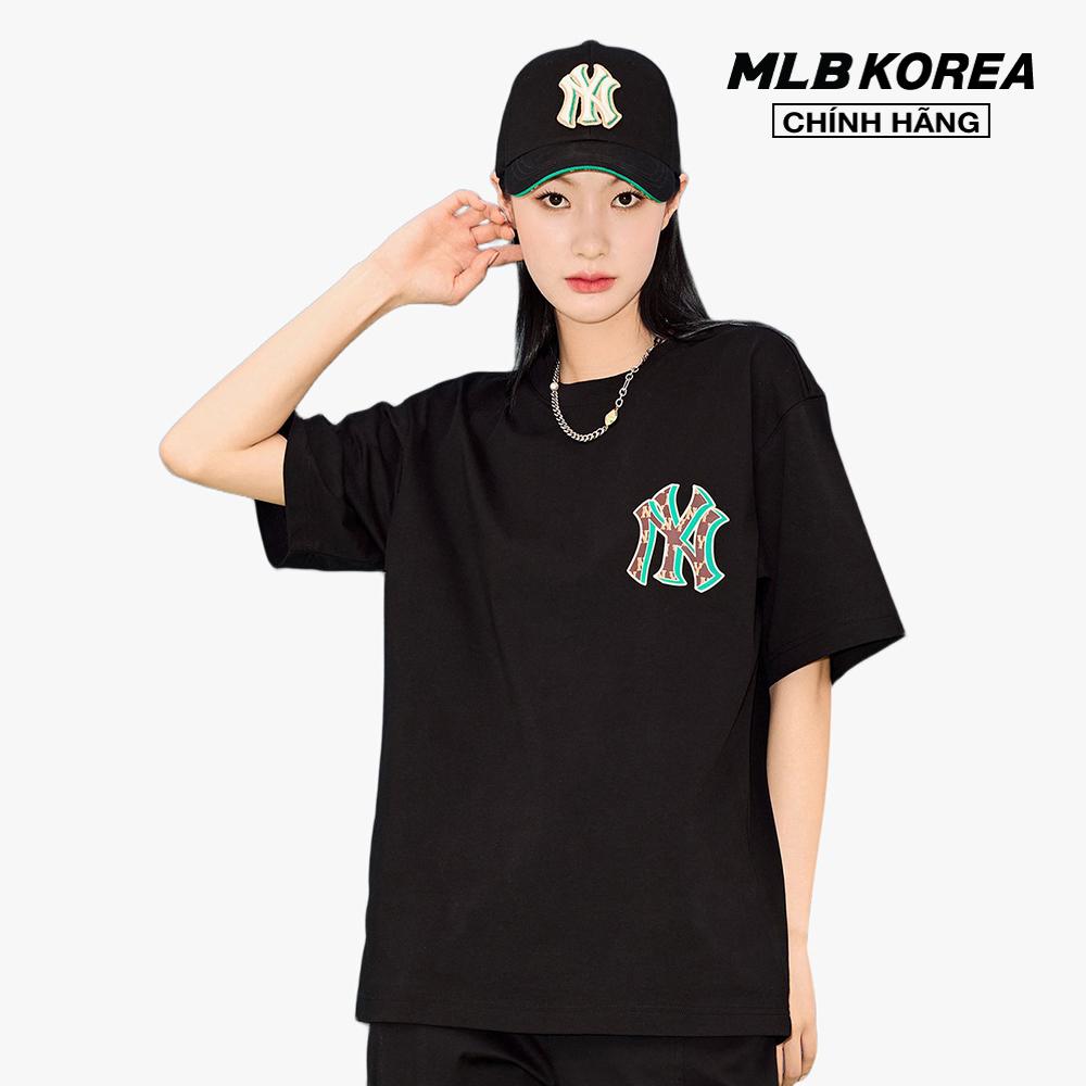 MLB - Áo thun unisex cổ tròn tay ngắn Monotive Overfit 3ATSM3033-50BKS