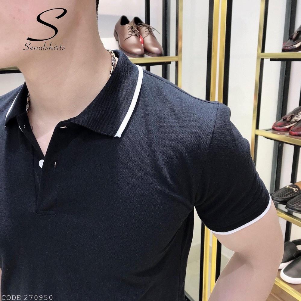 Áo Polo Nam Viền Cổ thanh lịch vải POLY CÁ SẤU cao cấp thoáng mát chuẩn form - SU 259