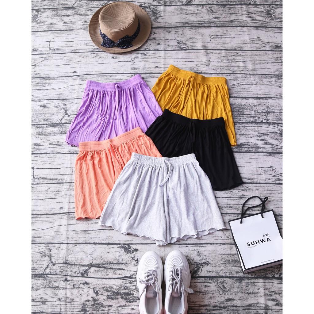 QUẦN SHORT THUN DÁNG VÁY