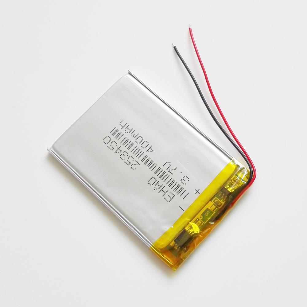5 Chiếc EHAO 253450 3.7V 400MAh Pin Sạc Lithium Polymer LiPo Siêu Mỏng Tế Bào Cho Mp3 GPS Loa Đồng Hồ Thông Minh